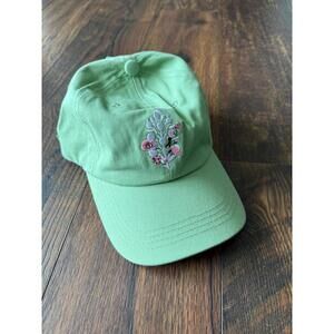 NEW FP Free People Movement Blooming Buti Woman Baseball Cap Green